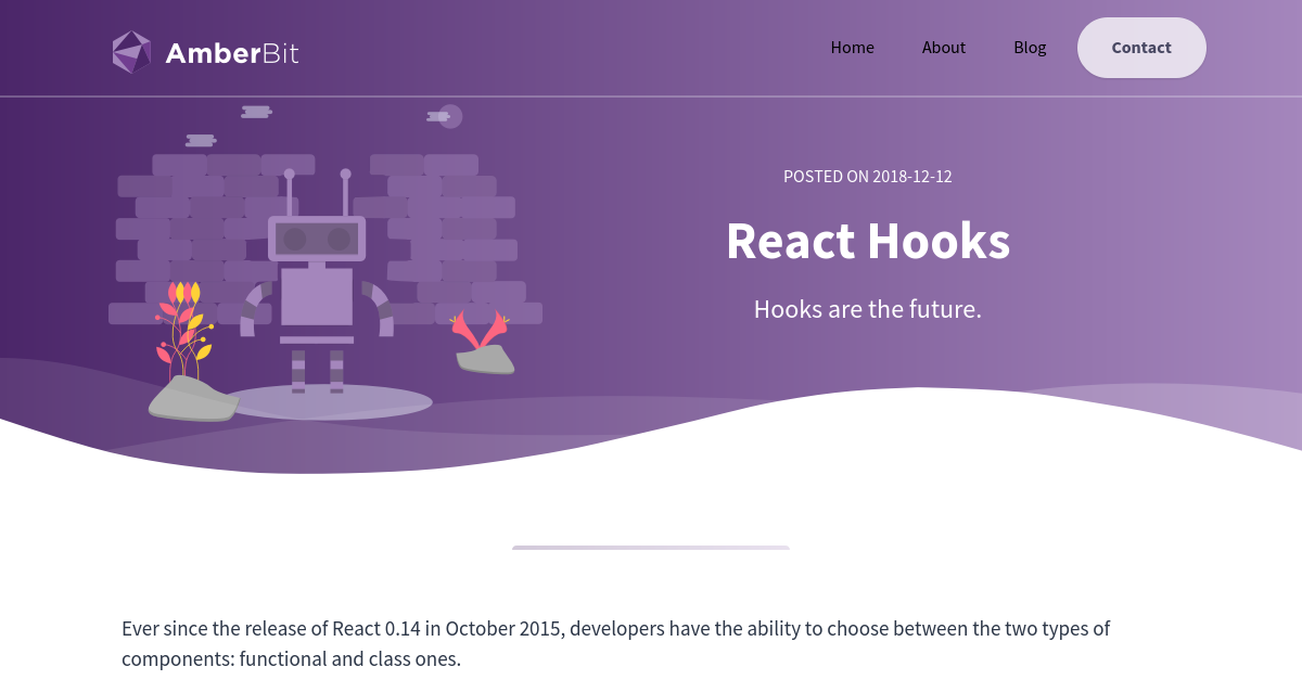 React Hooks | AmberBit Sp. z o. o.